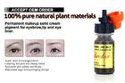 Jet Black Semi Cream Micro Semi Permanent Makeup Pigments For Eyeliner 8ml