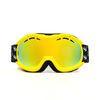 Double Lens No Fog Kids Snowboarding Goggles for Girls , Yellow / Blue / Green