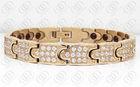 Stainless Steel Bracelets Magnetic Therapy Products OEM / DOM