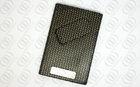 Gold Weaves Carbon Fiber Jewelry  Credit Card Holder Case In Matte Finish Engraveable