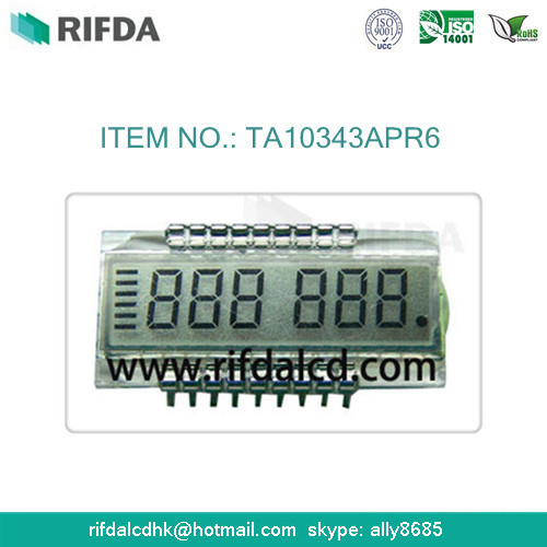 Cheapest 7 segment lcd display screen TN type lcd with pin
