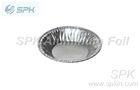 Household aluminum foil food takeaway Round Foil Container for egg tart / cake