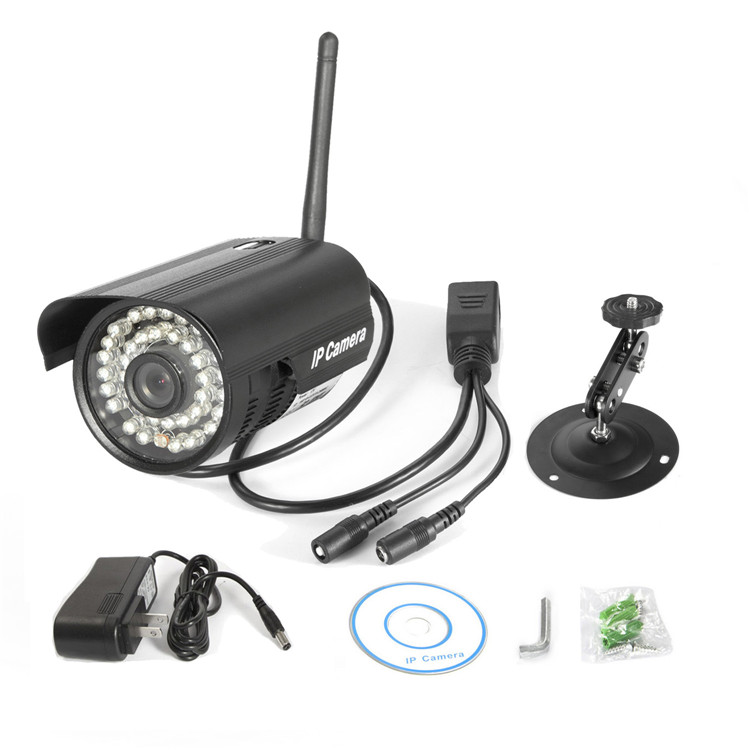 aly003 Wireless Network Outdoor Waterproof Security Wifi IP Camera P2P Support Mobilephone View Win 7 Mac OS Night Vision