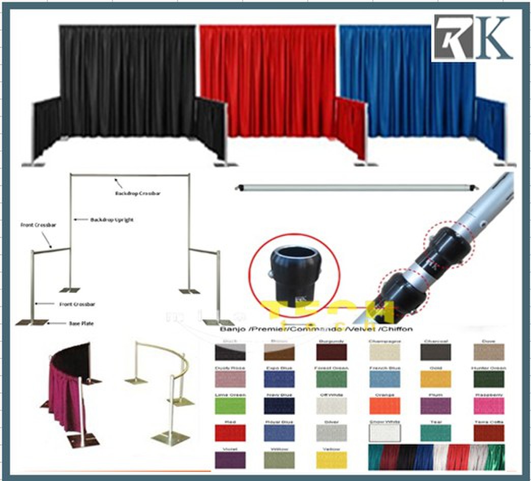 Basic Pipe And Drape Setup/ Pipe and drape kit/ Pipe kits