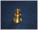 High Precision Aerospace CNC Brass Turned Parts , Cylindricity 0.005mm
