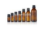 Amber Essential Oil Bottle 5ml 10ml Black Screw Plastic Caps
