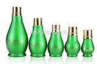 Round Shaped Glass Essential Oil Bottles With Dropper Green 100Ml
