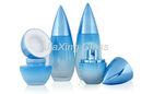 Customized Cosmetic Glass Bottles Unique Shape Makeup Glass Bottles 110ml With Lotion Pump