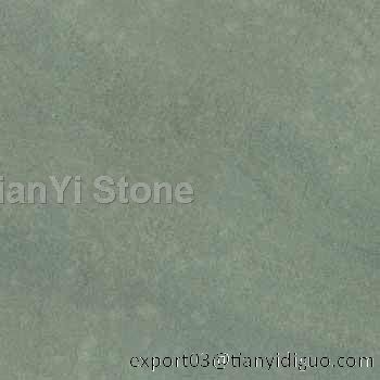 Green sandstone slab