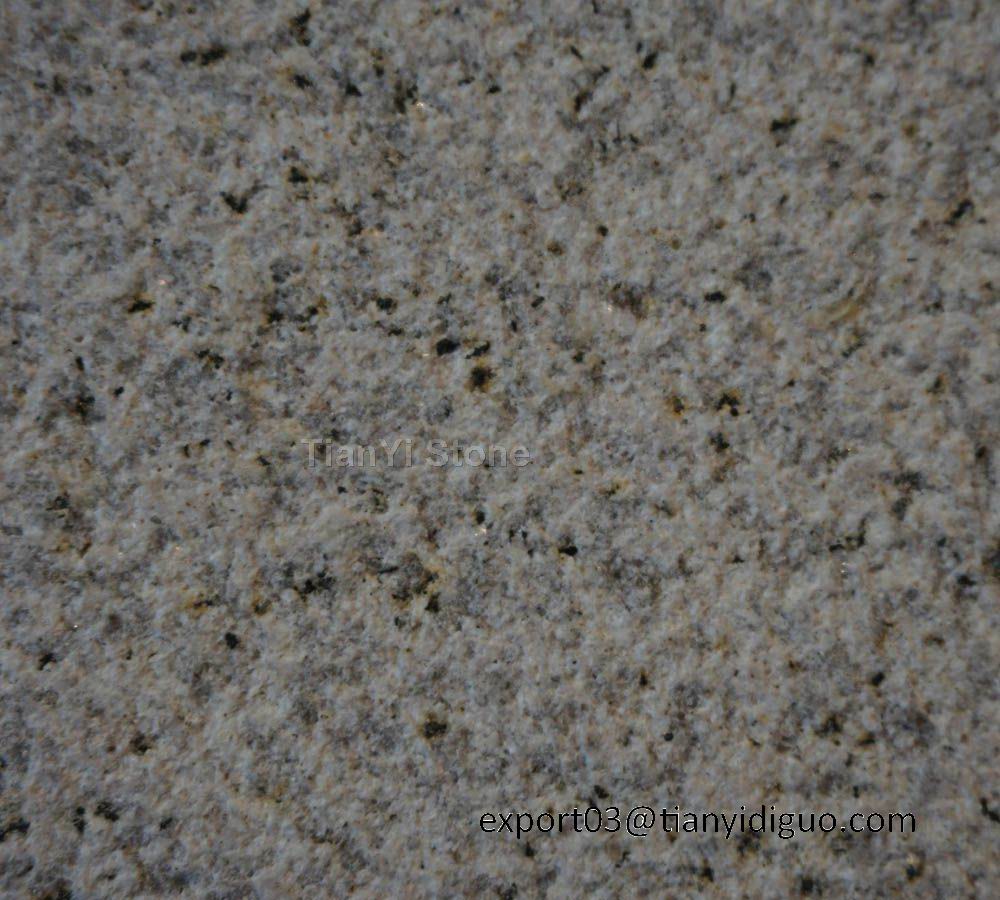 Yellow rust granite stone