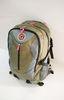 Large Brown Mountain Climbing Fashionable Backpacks of Polyester fiber