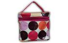 Stylish Large Square PVC Plastic Womens Cosmetic Bags With Wide Handle