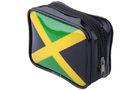 Black Waterproof PU Cosmetic Organizer Bag , Customizable Lady Travel Cosmetic Bags