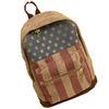 Printed Chamois Leather Backpacks / Travelling Backpacks For Girls In High School