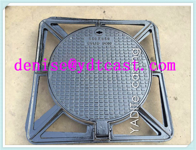 cast iron manhole cover solid cover 850*850