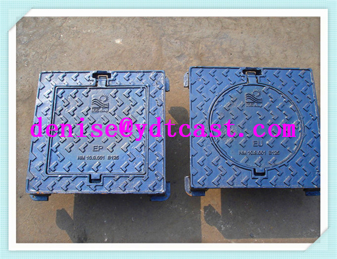 Ductile cast iron electricity meter box manhole cover EN 124