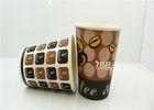 Disposable Single Wall 8oz Hot Drink Paper Cups With Flexo / Offset Printing