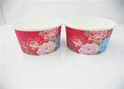 8oz / 16oz Compostable Paper Cups Take Away Container With Flexo Printing