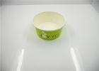 Personalized Green 12oz Insulated Paper Soup Cups With Lids 97*82*67mm