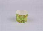 Double PE Coated 16oz / 32oz Single Wall Paper Cups , Disposable Soup Take Out Containers