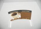 Single / Double PE coated Coffee Paper Cup Fan 3.5oz ~ 22oz