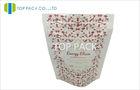 Red Artwork Custom Printed Coffee Bbags Healthy Products / Dry food packaging