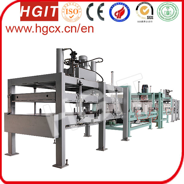 Plates cementing production line