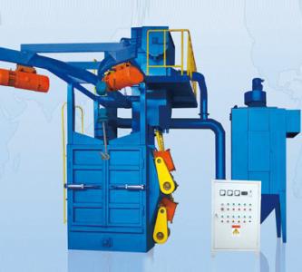 Q37 Series Overhead Rail Spinner Hanger Shot-blasting Machine 