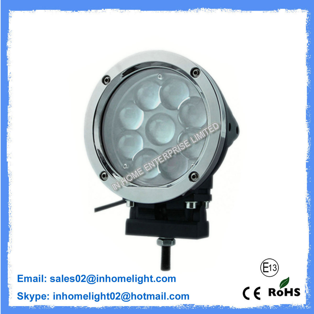 Multi-function Driving Light 45W IP67 LED Work Lamps Round Work Lamp