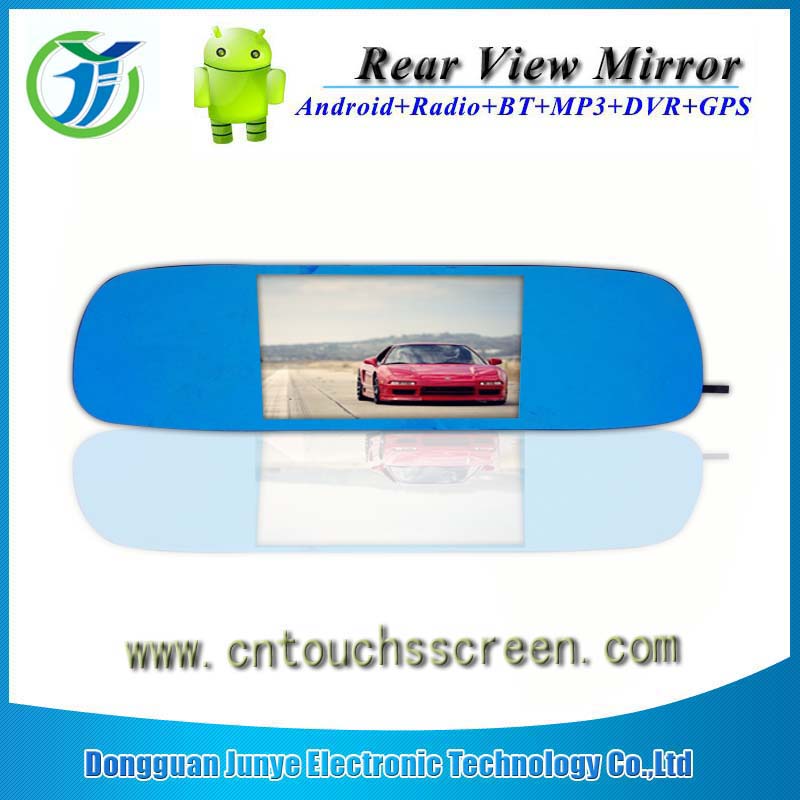 2015 new car rear view mirror with USB/FM/MP5/BLUETOOTH