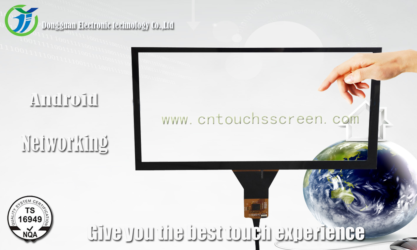 10.1 inch touch screen panel for video door phone, GPS car navigation