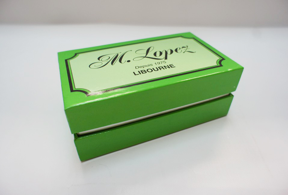 Green Candy Style Top & Bottom Candy Box with Foil Stamping
