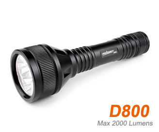 OrcaTorch portable super high output 2000 lumens diving flashlight