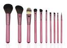 10 Piece Flat Top Professional Makeup Brush Set / Private Label Makeup Brushes