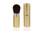 Round Nylon Hair Retractable Makeup Brush For Travel , Facial Foundation Powder Brush