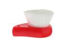 Portable Red Facial Cleansing Brush For Men With Plastic Handle
