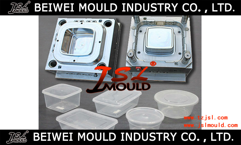 Injection plastic food container mould