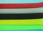 Black Grey White PET and Nylon Braided Expandable Sleeving for Automobile , AC Motor , Heater