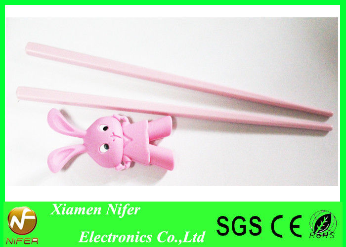 Children Eco-friendly Silicone Gadgets Soft Bamboo Silicone Chopstick Innovative and Lovely