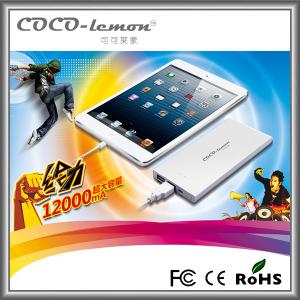 power bank for laptop and mobile FYD-809 12000mAh universal power bank for laptop ipad