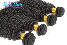 Customized 22 Inch Deep Curl Brazilian Virgin Human Hair For Black Women