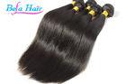Natural Black Straight 7A 24& quot; 22& quot; Brazilian Virgin Human Hair Weft