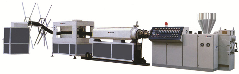 PE Spiral Pipe Extrusion Line