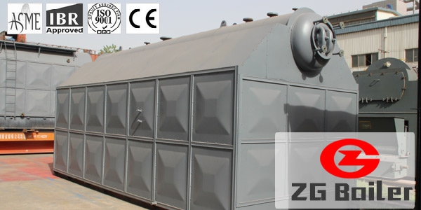 traveling grate biomass fired boiler