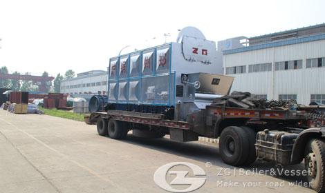 Fire water tube boiler