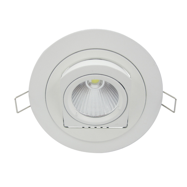 adjustable cob 15w led downlight round white 15w led round downlight White COB 15W LED downlight