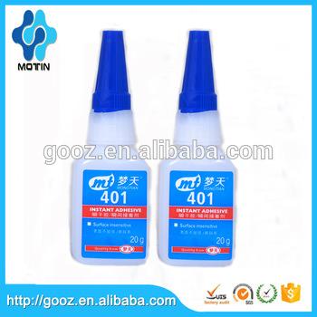 Super glue Motin 401 instant adhesive for bonder wood/paper/leather