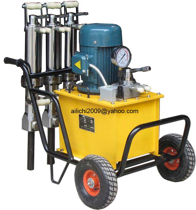 Electric Engine Hydraulic Concrete and Rock Crack Machine