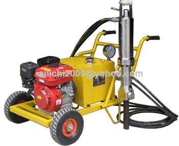 Gasoline Engine Hydraulic Concrete and Rock Crack Machine Splitting Rig