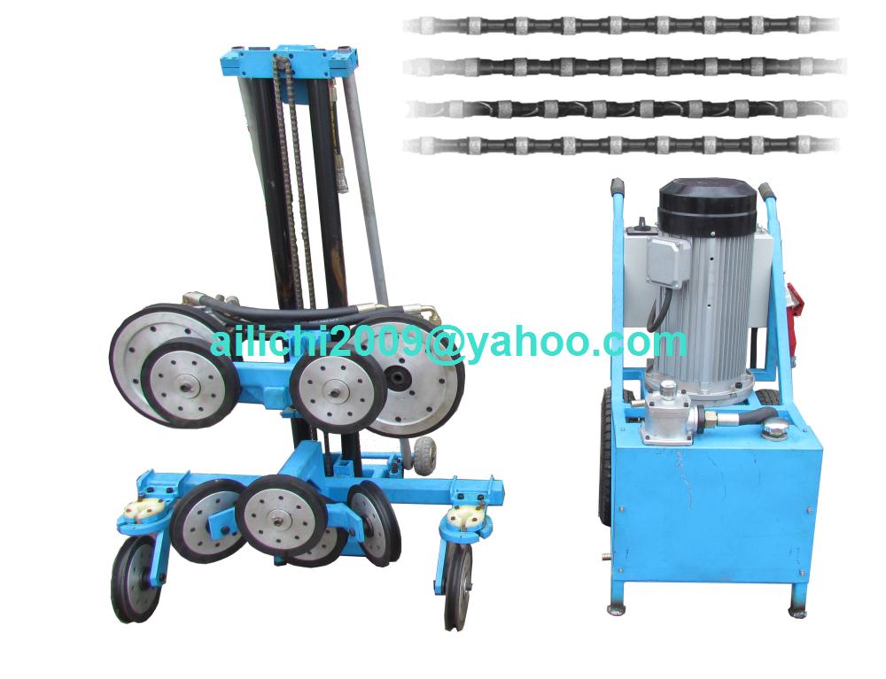 hydraulic diamond wire saw cutting machine